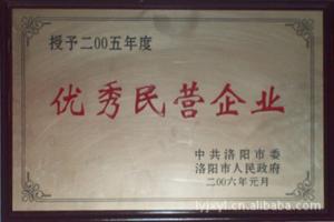 2005年 優(yōu)秀民營(yíng)企業(yè)